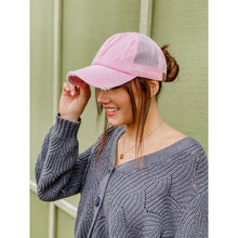 Load image into Gallery viewer, Distressed Mesh Back High Pony CC Ball Cap BT13